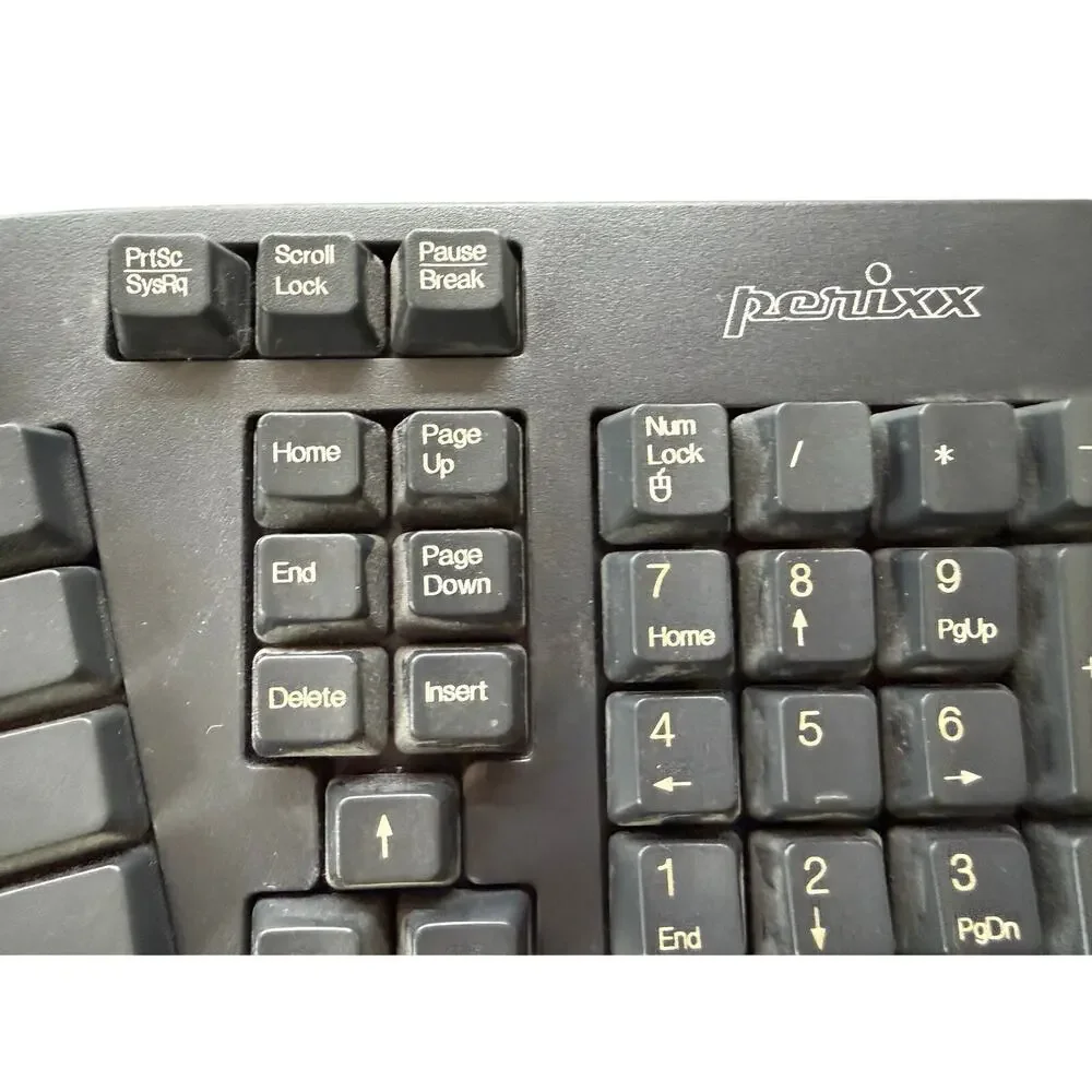 Perixx Periboard-512 Black Ergonomic Keyboard